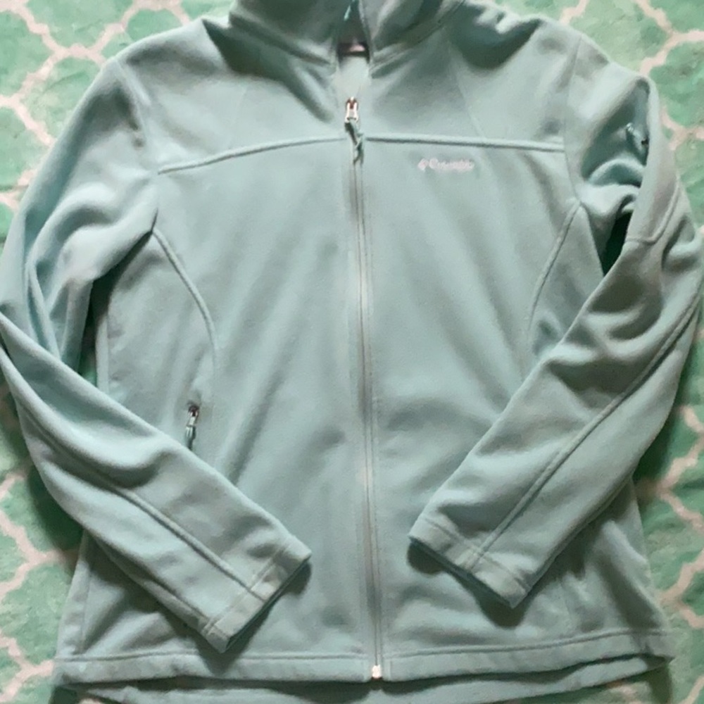 Light blue Columbia Fleece Jacket size Large